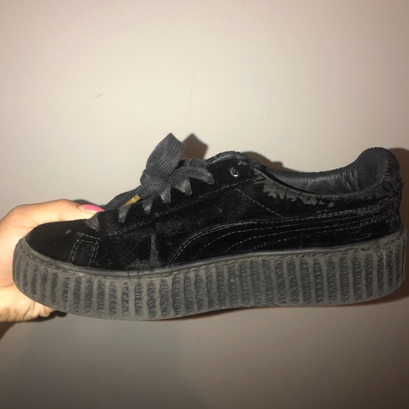 Black Velvet FENTY Puma Creepers - Picture 5 of 6